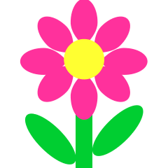 開花の絵文字