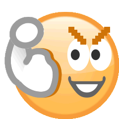 力こぶを作る人の絵文字