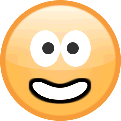 お喋りしてる顔の絵文字