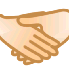 握手する手の絵文字