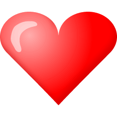 ふるえるハートの絵文字