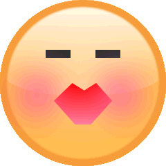 キスの顔の絵文字