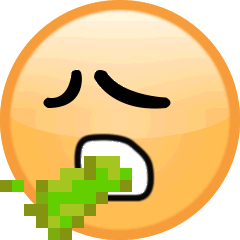 嘔吐の顔の絵文字