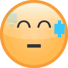 汗をかいた笑顔の絵文字